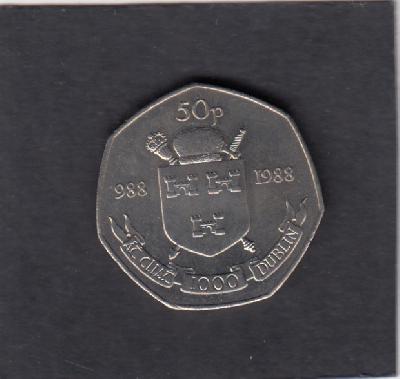 Beschrijving: 50 Pence DUBLIN